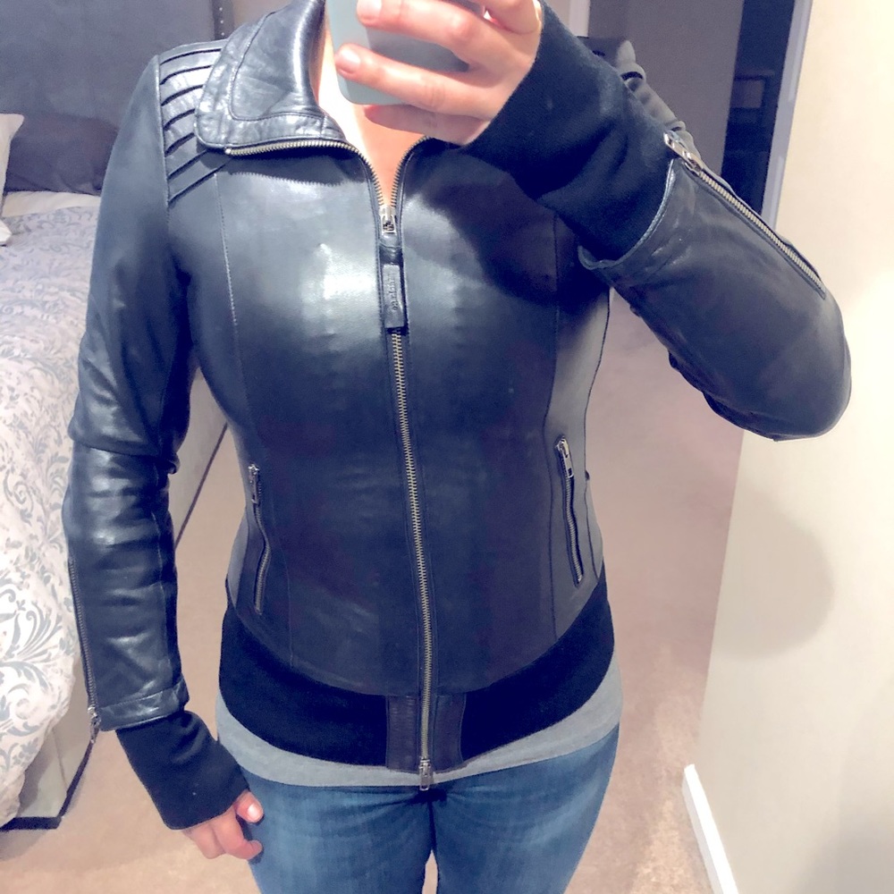 Mackage genuine lambskin leather jacket Small